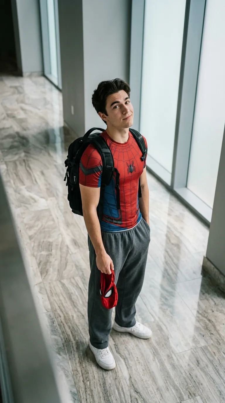 Spiderman casual prompt v1