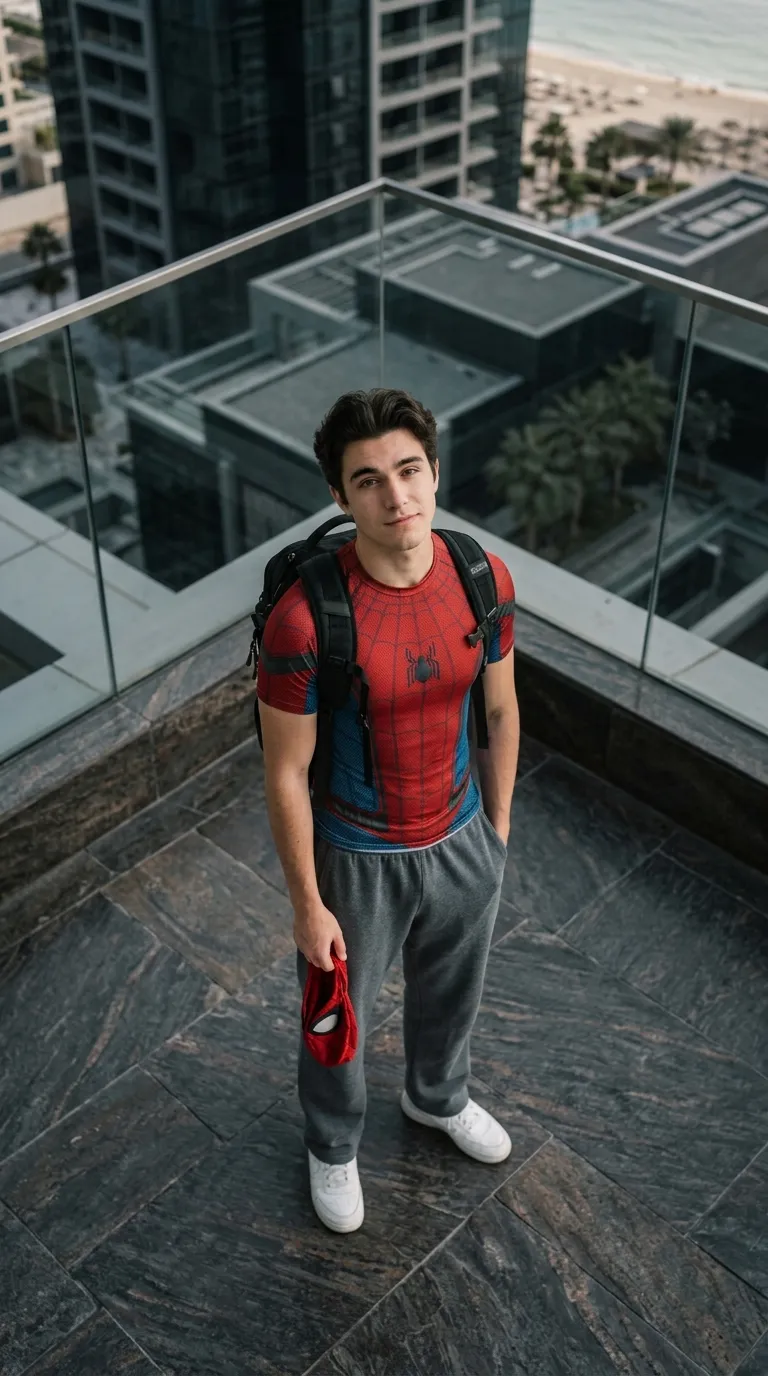 Spiderman casual prompt v3